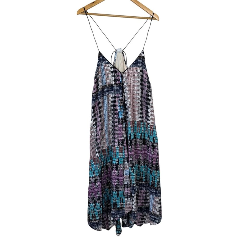 Akemi + Kin Anthropologie Multicolor Dress Sz XS Spaghetti Strap Cotton Summer